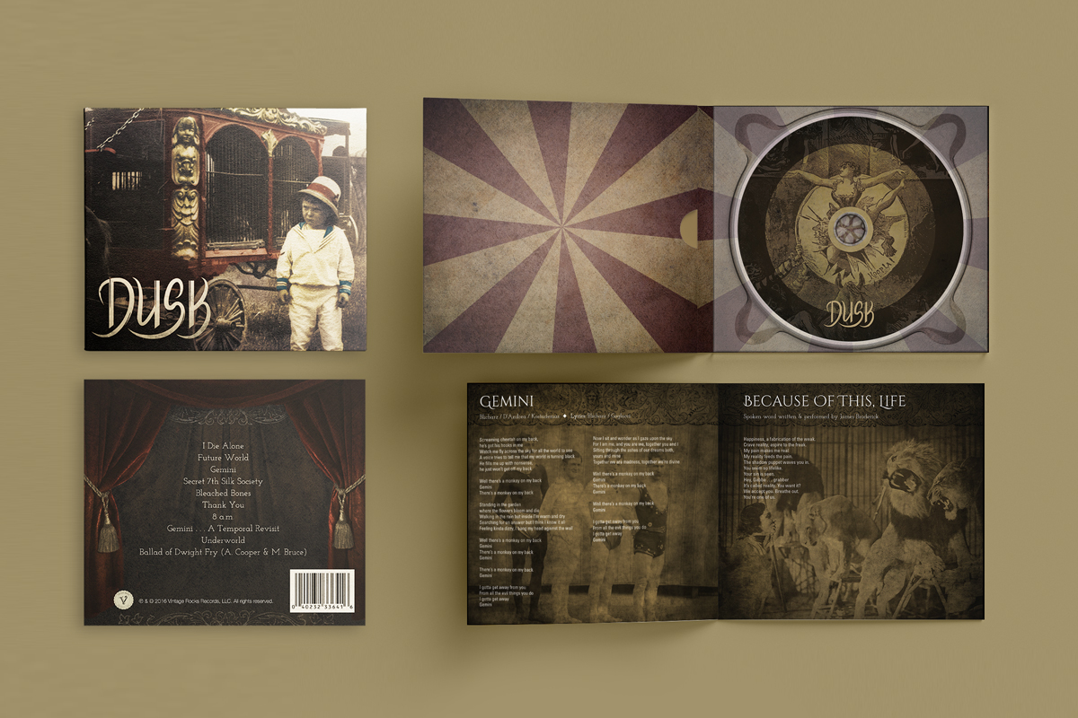 Dusk: Rock Album Cover Design